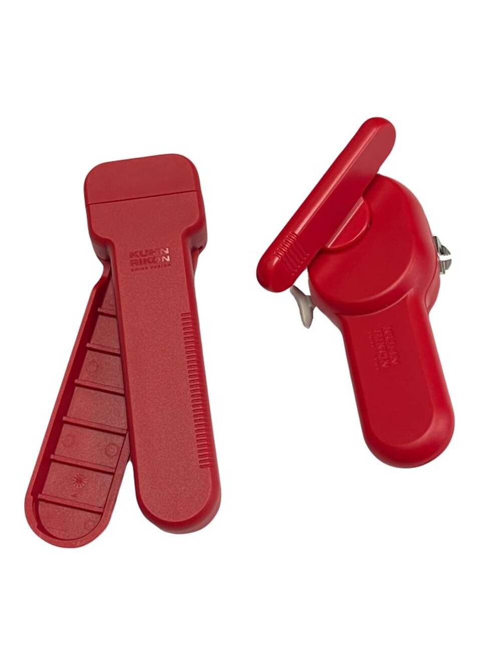 Kuhn Rikon 2 Piece Compact Can & Jar Opener Set K84158 NEW RED